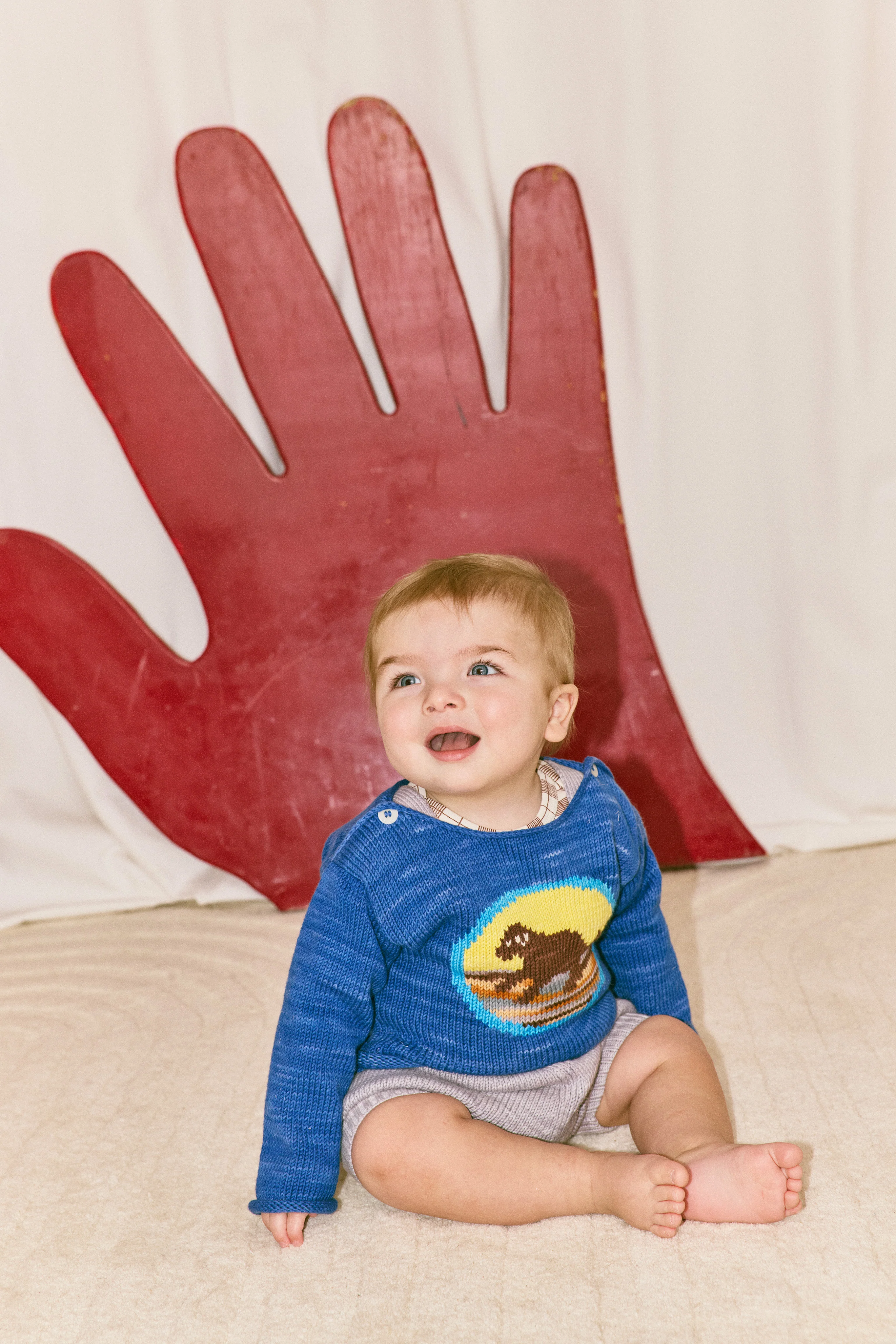 Baby Dog Boatneck Sweater - Image 2
