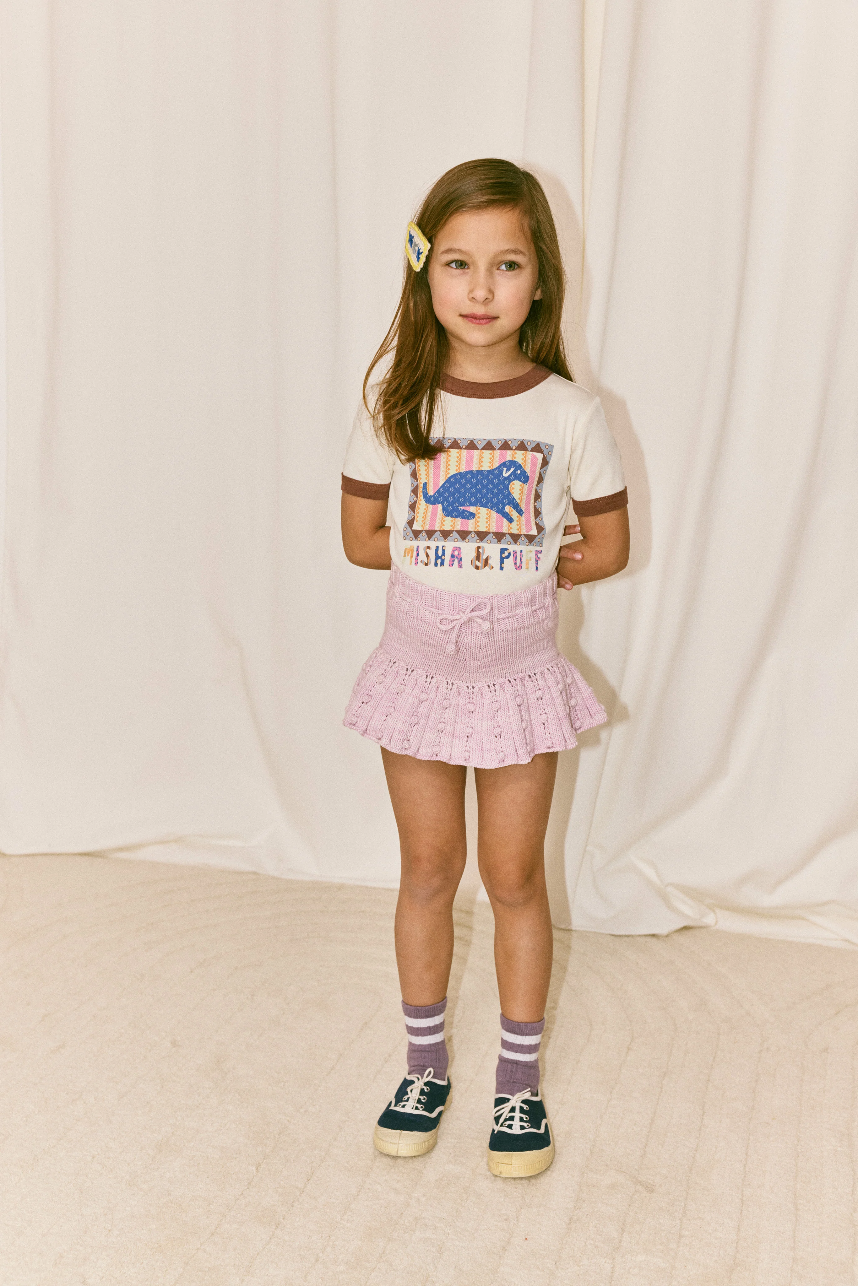 Eyelet Popcorn Skating Skirt - Image 2