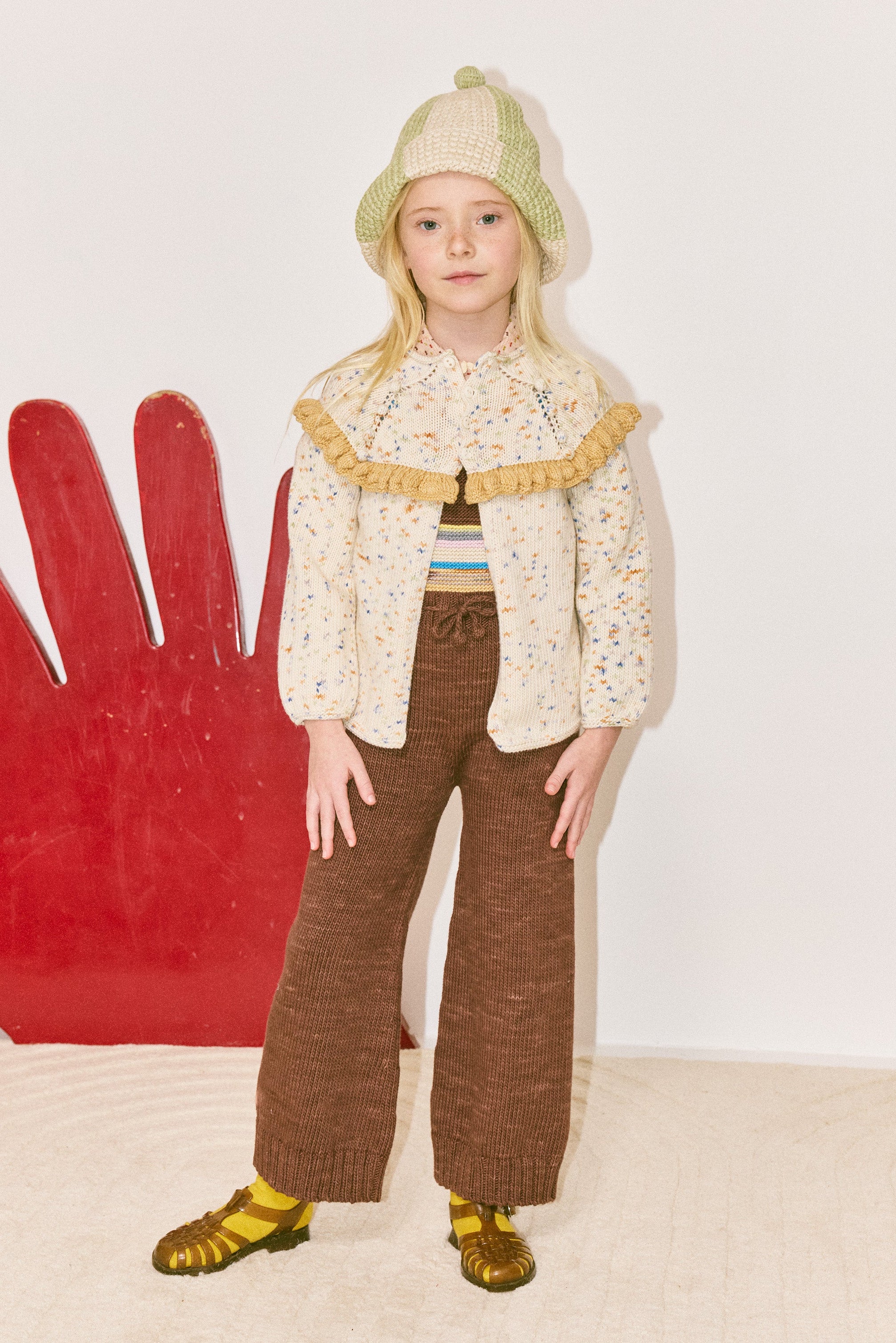 Ruffle Cardigan