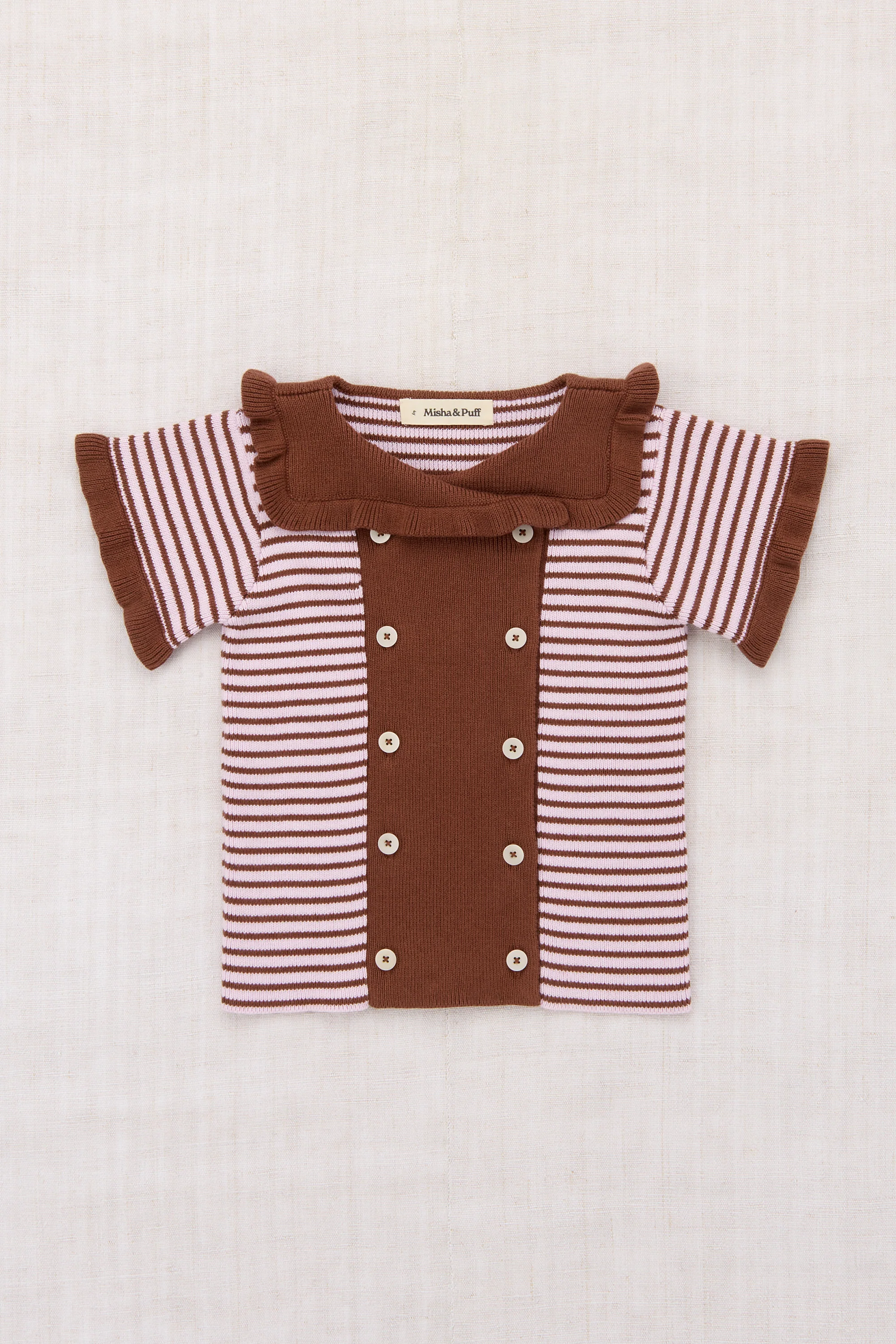 Ruffle Sailor Cardigan