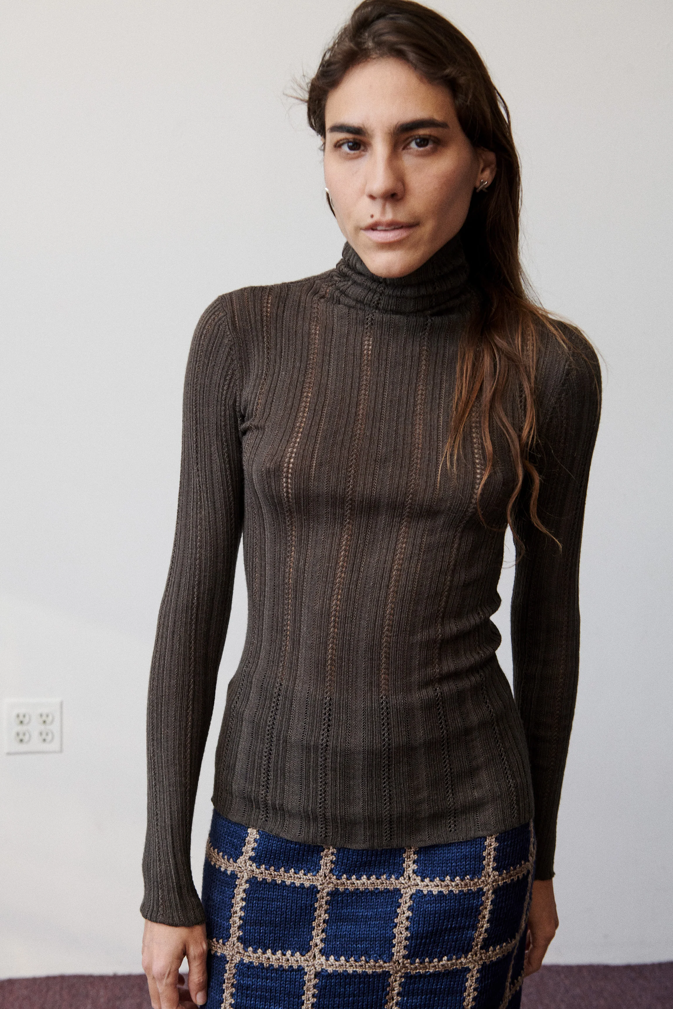 Fluted Lace Top