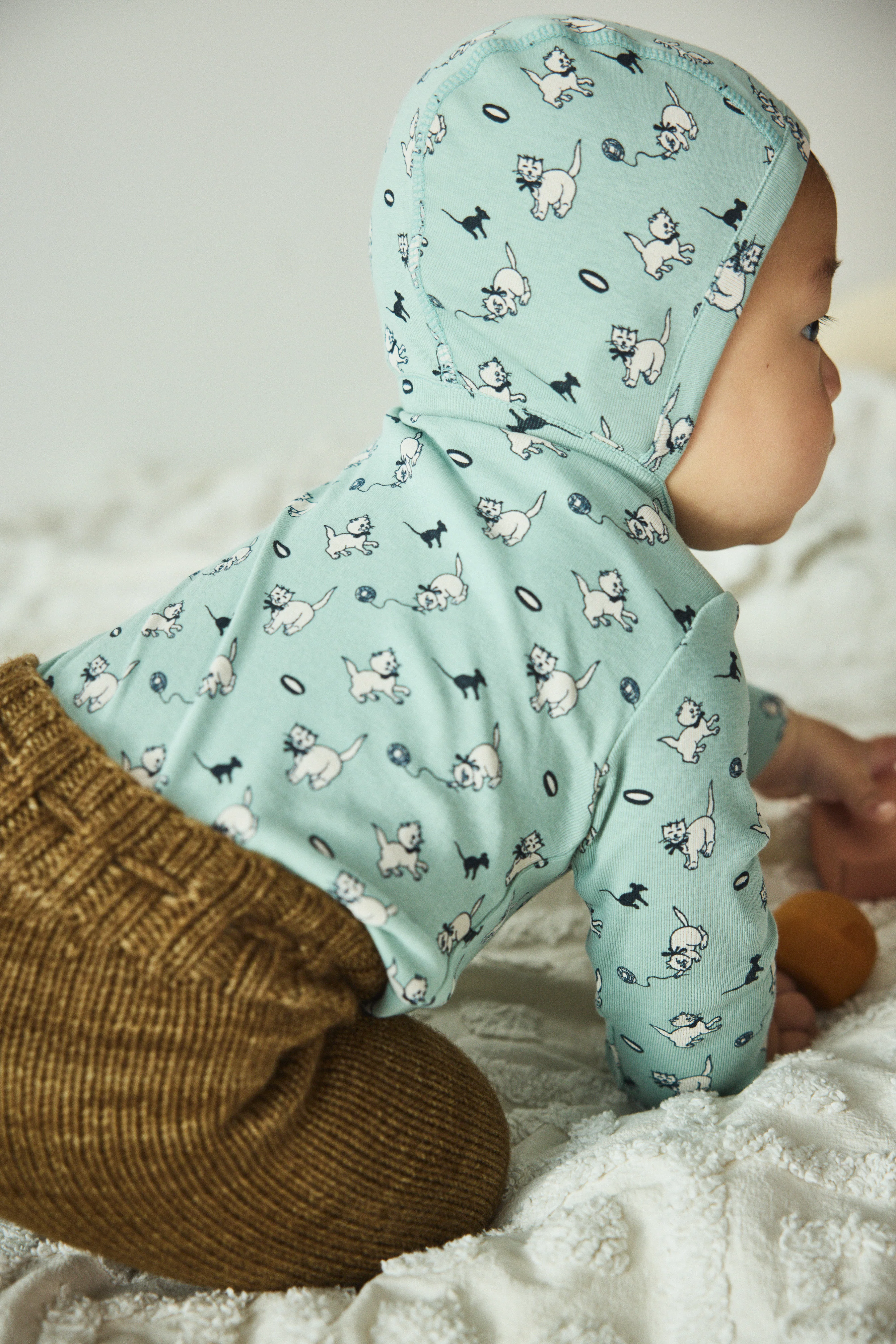 Baby Long Sleeve Lap Onesie - Image 4