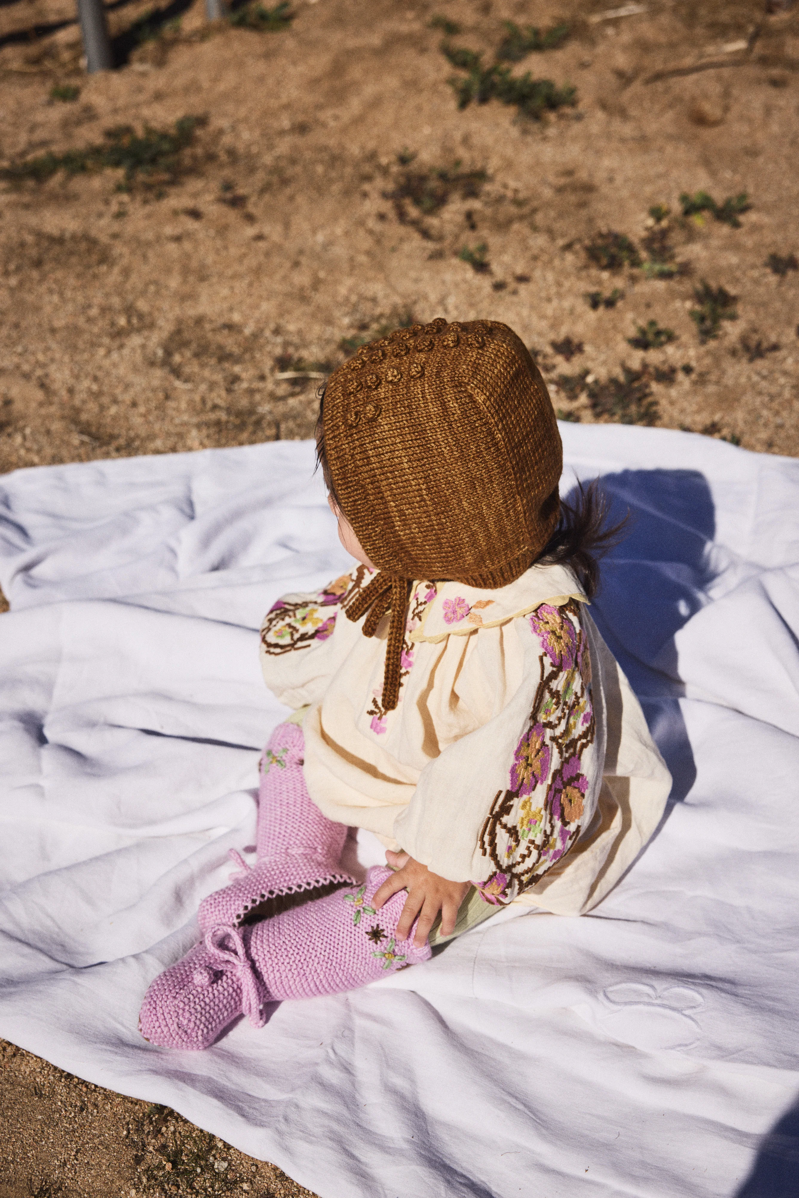 Baby Popcorn Bonnet - Image 3