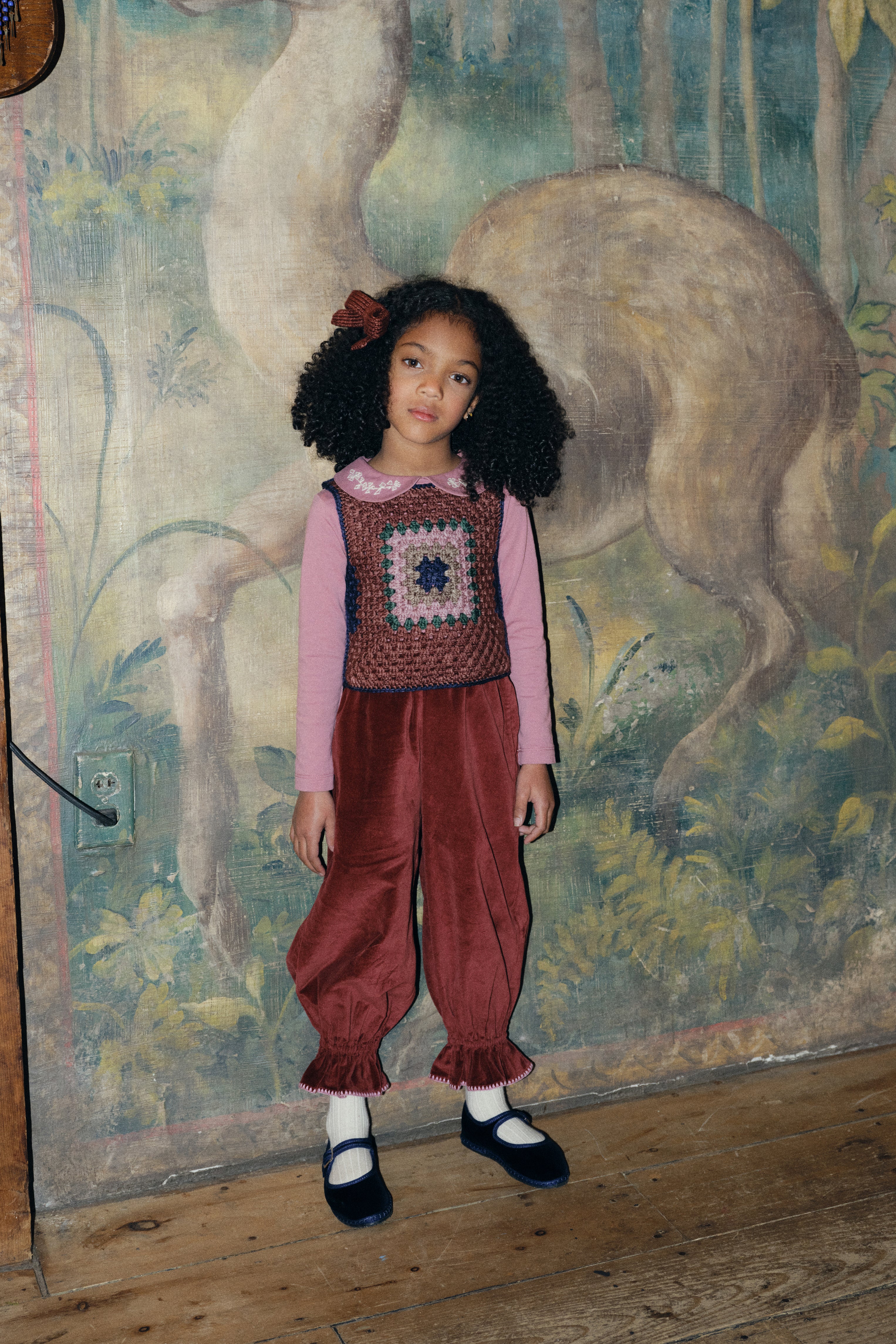 Embroidered Peter Pan Top - Image 5